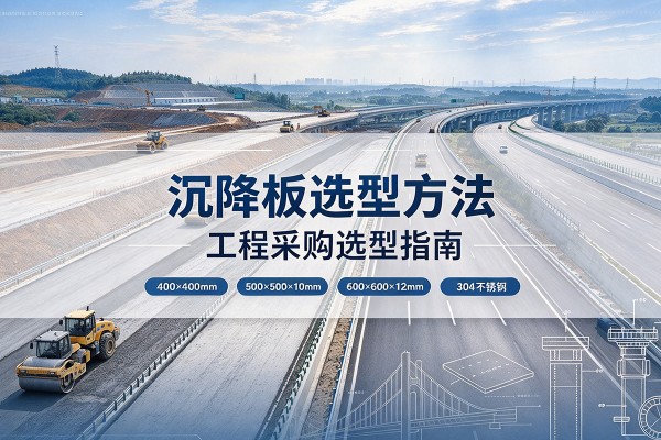 涟水沉降板选择方法