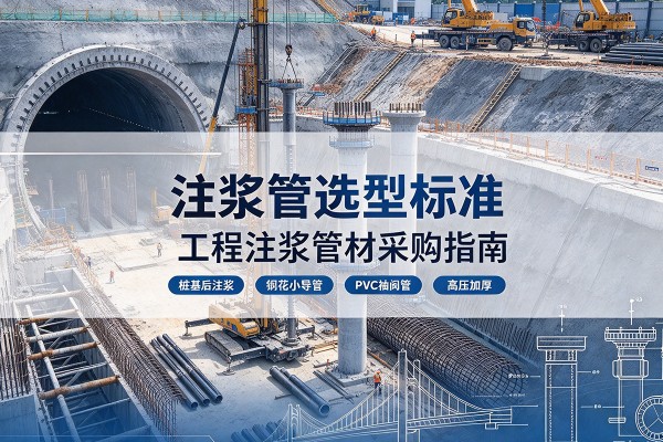 涟水注浆管选型标准